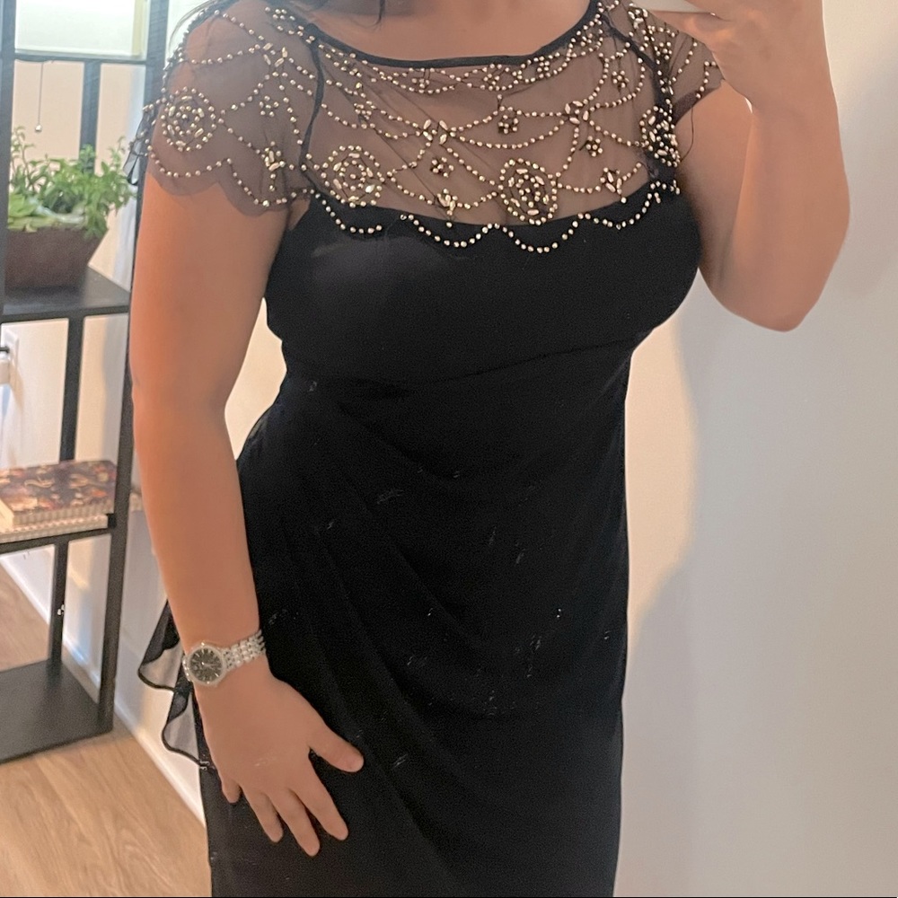Navy Blue dress for Formal Occasion